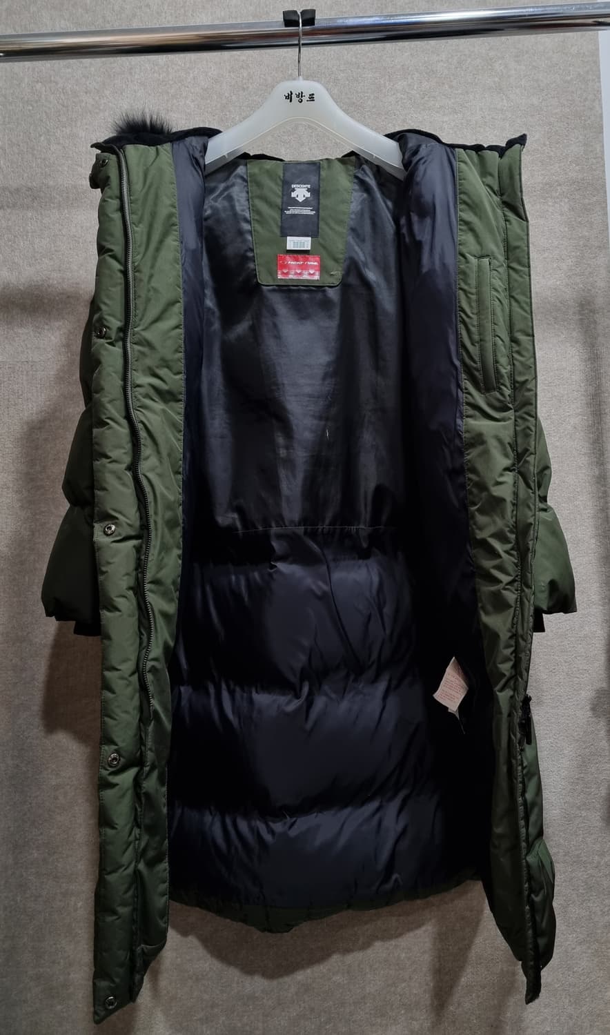 여성 S 데상트 오리털 롱패딩 상품이미지7