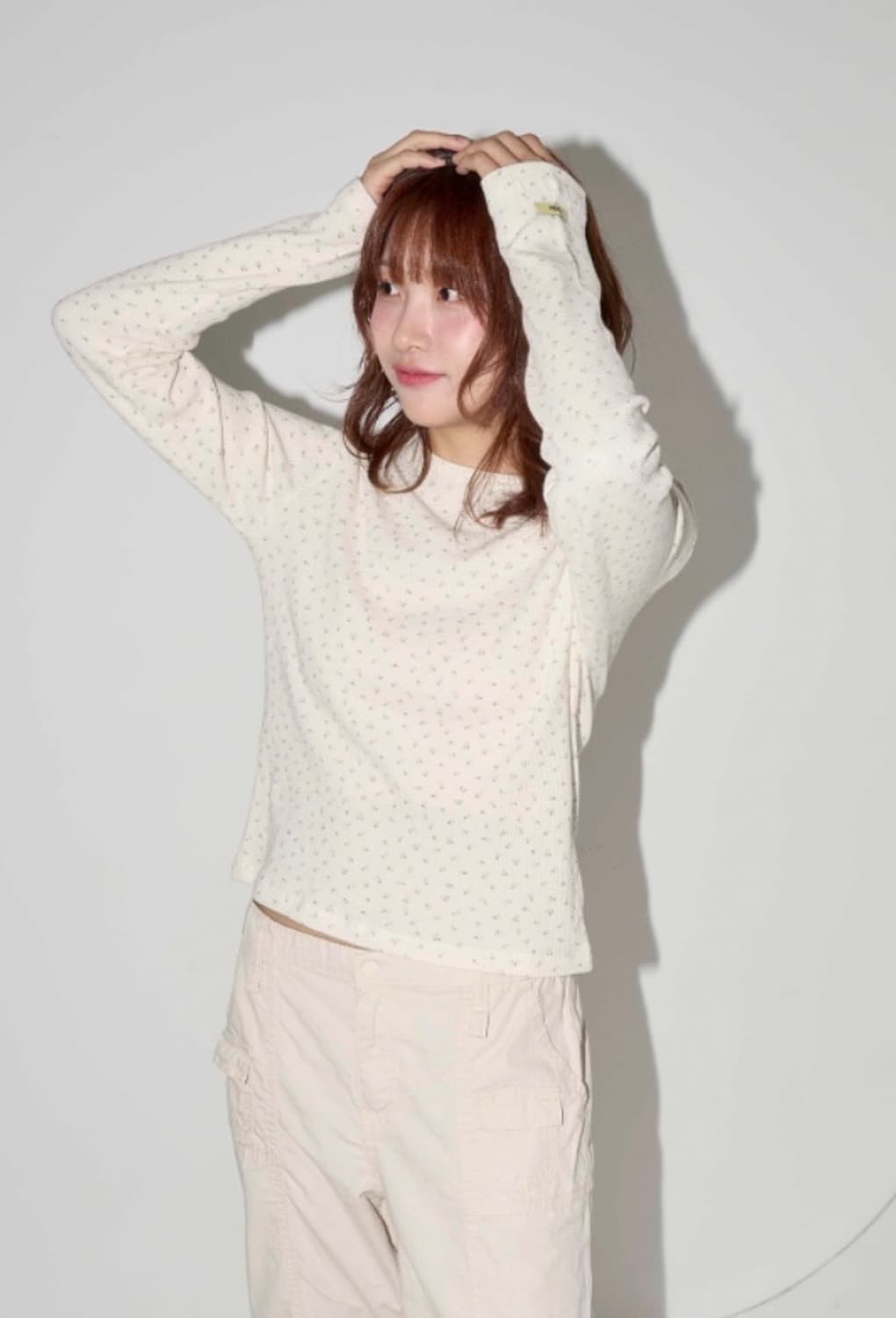 디어시스 롱슬리브 티 FLORAL PRINTED LONG SLEEVE 상품이미지3