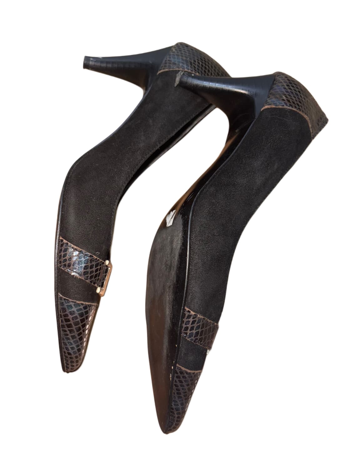 살바토레 페라가모 빈티지 파이톤 펌프스 힐 상품이미지4