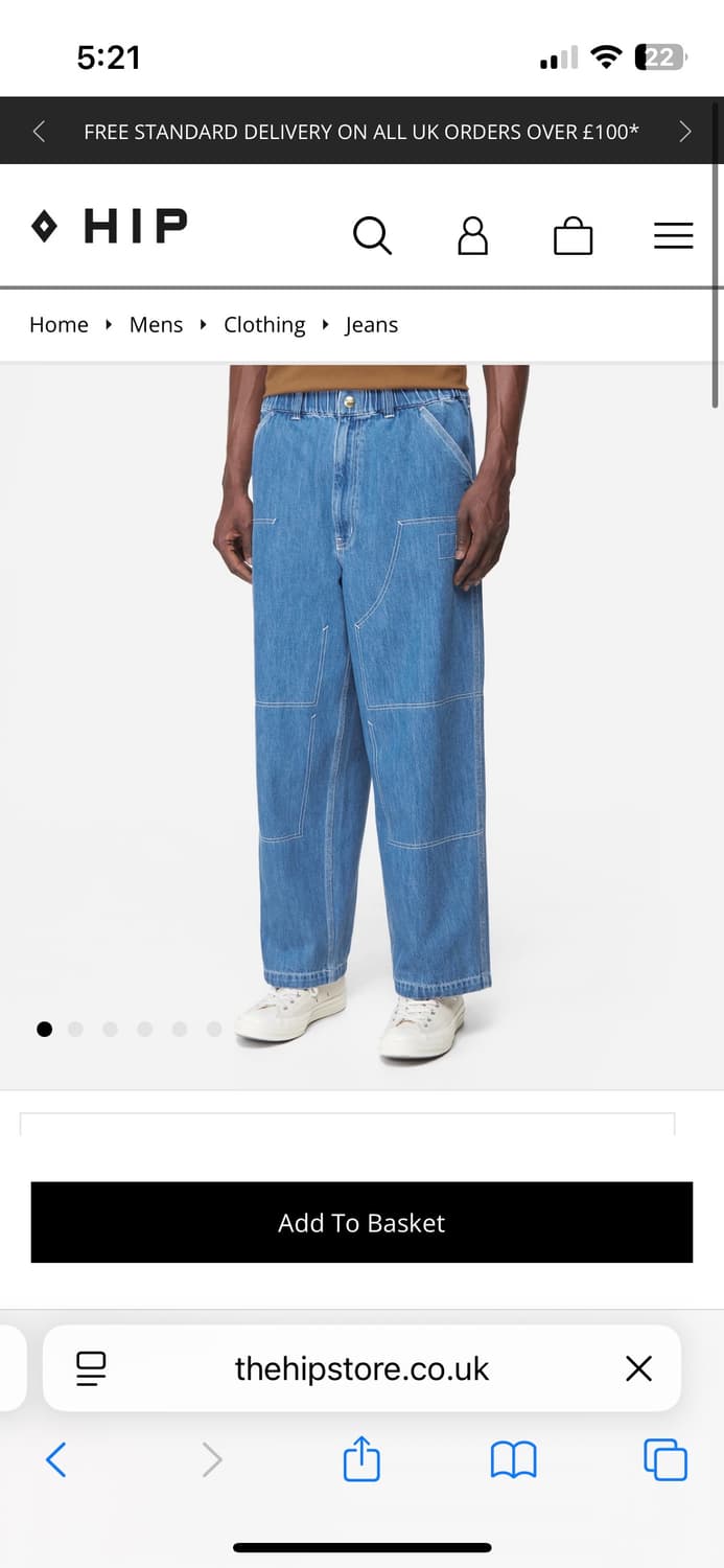 칼하트 인빈시블 더블니 바지  상품이미지6