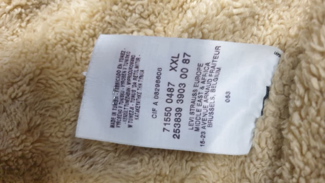 리바이스 양털 데님  쉐르파 트러커 자켓xxl 상품이미지8