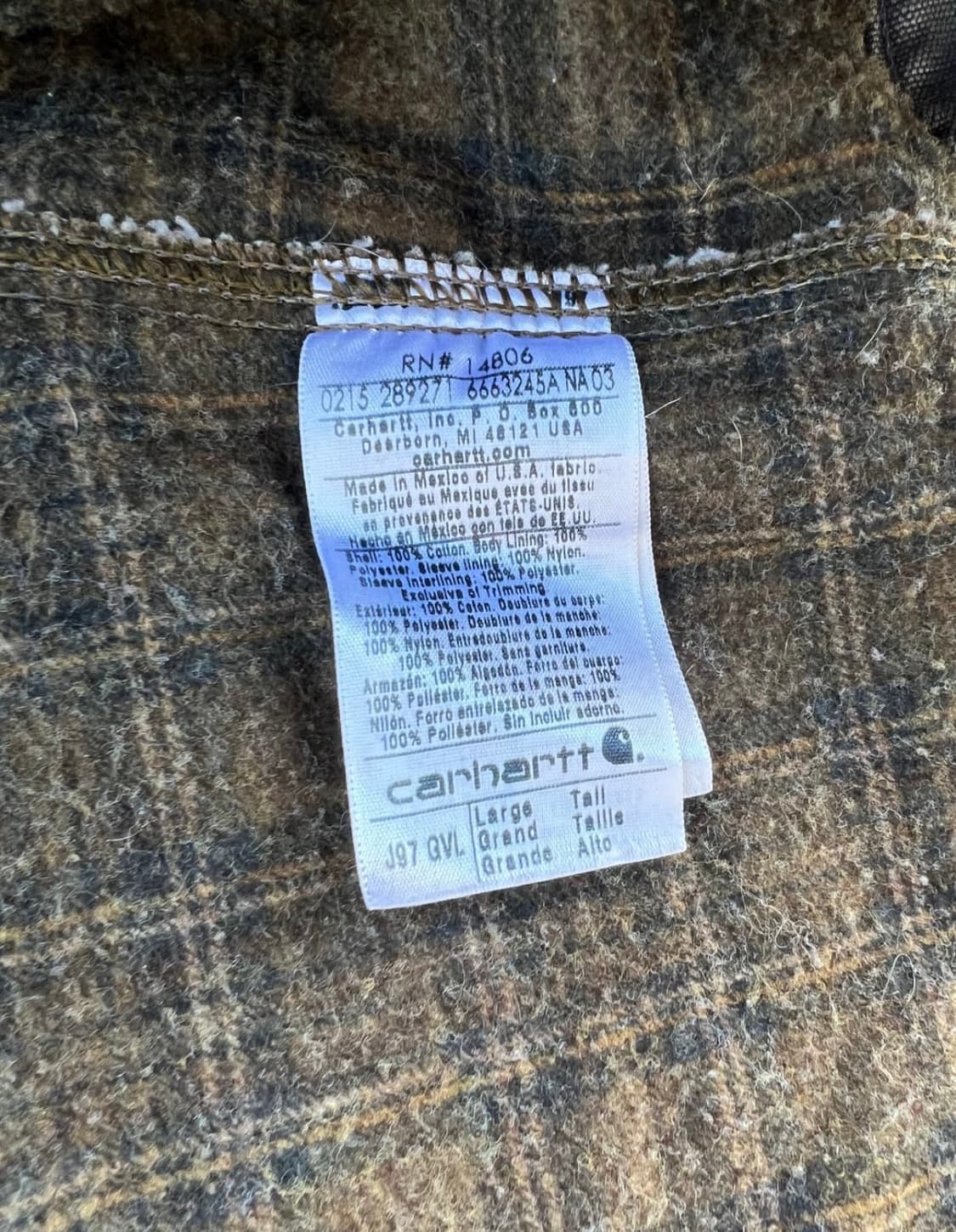 칼하트 디트로이트 J97 GVL 상품이미지5