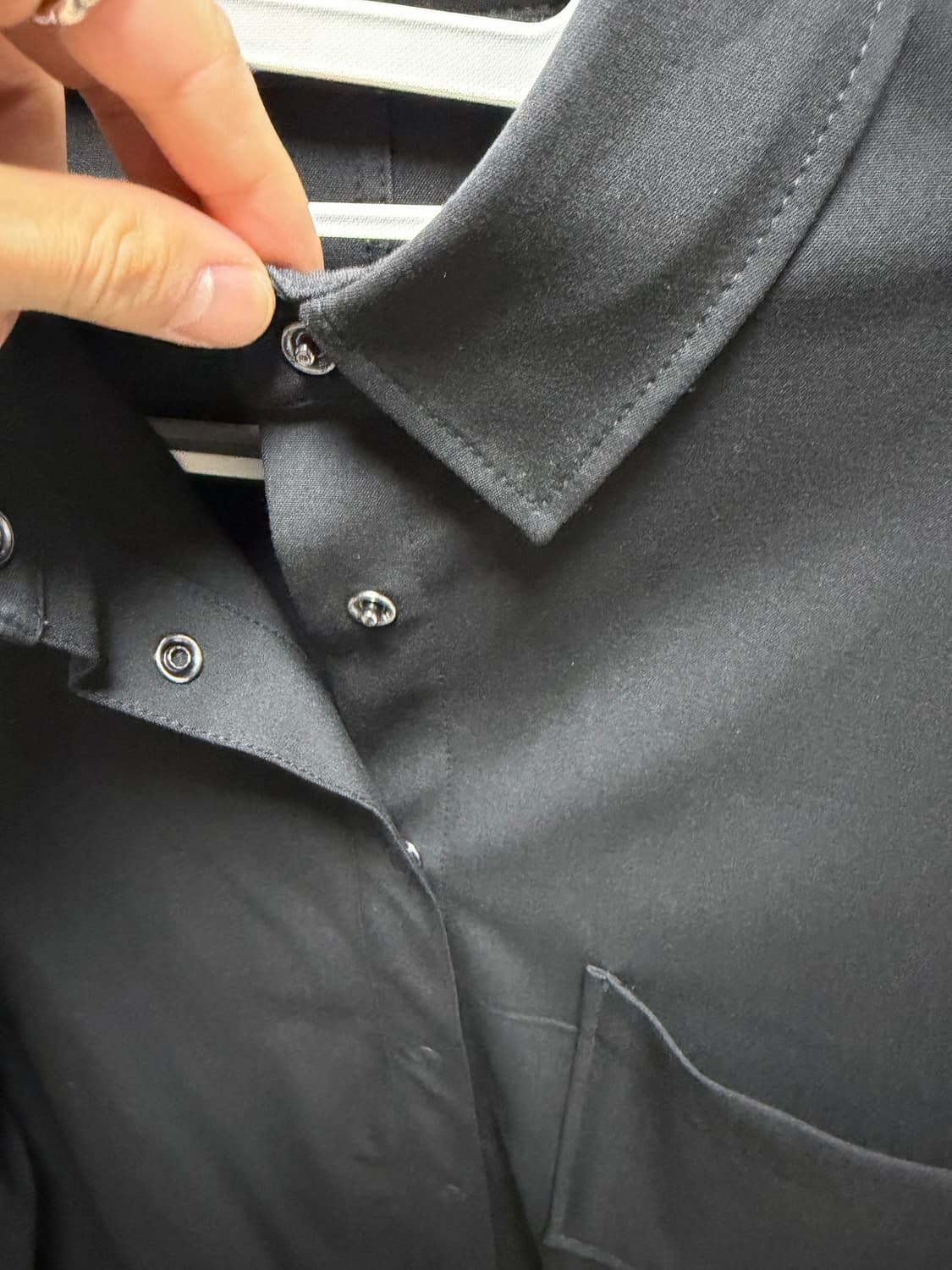 S) 유니클로 X Theory 블랙 셔츠 재킷 상품이미지6