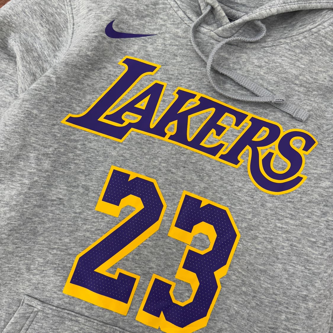 S 나이키 LA 레이커스 후드 티셔츠(르브론) 상품이미지4