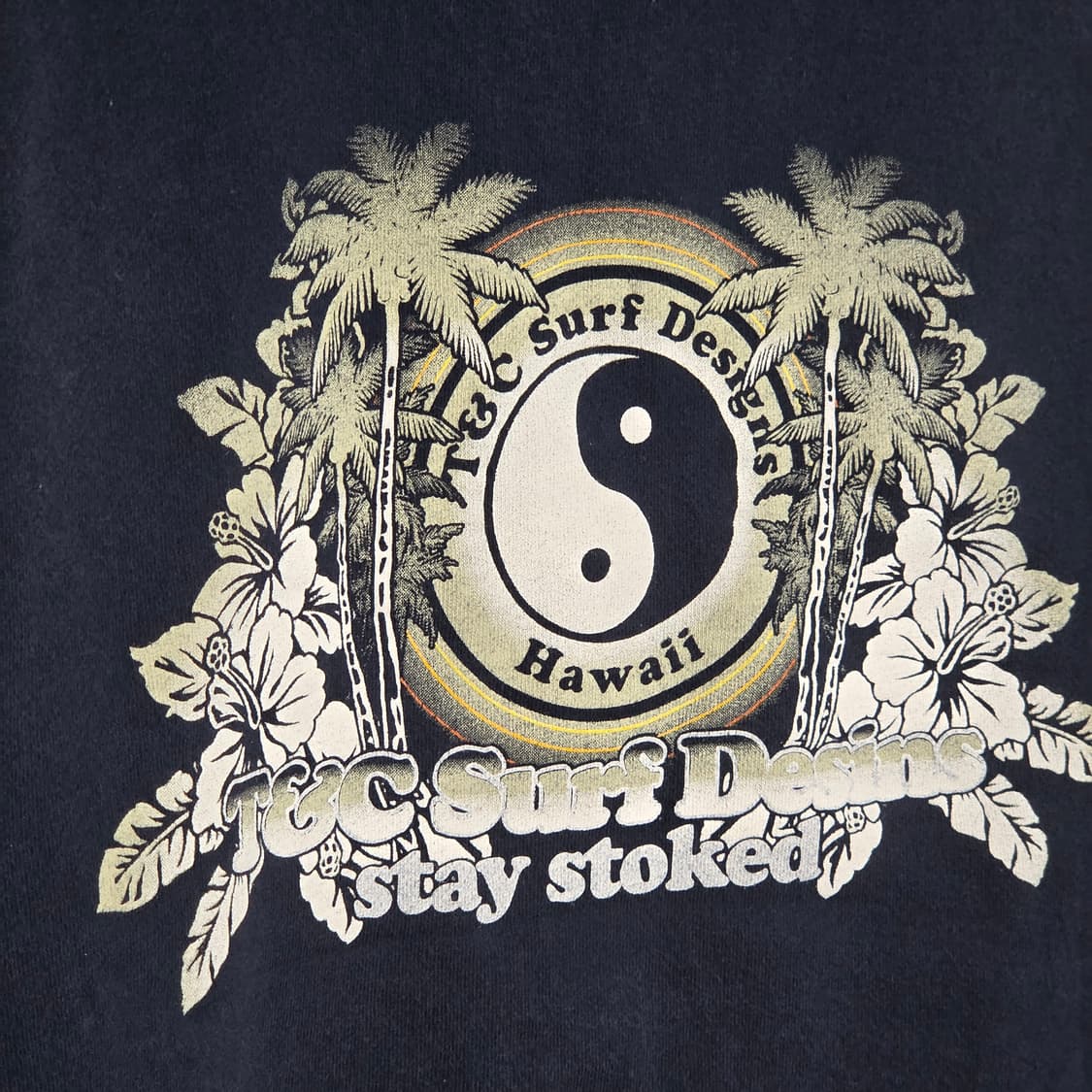 JPN 티엔씨서프 네이비 빅 프린팅 후드집업 상품이미지3