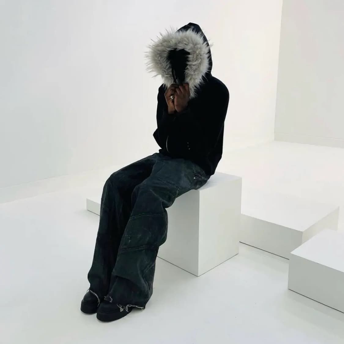 퍼 후드집업(퍼자켓/퍼집업) 삽니다 상품이미지3