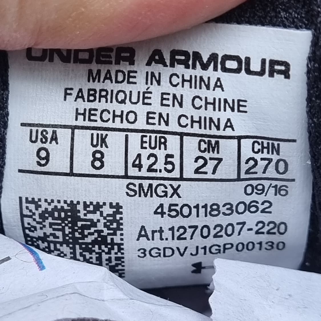 언더아머 하이브리드 남성골프화270 상품이미지6