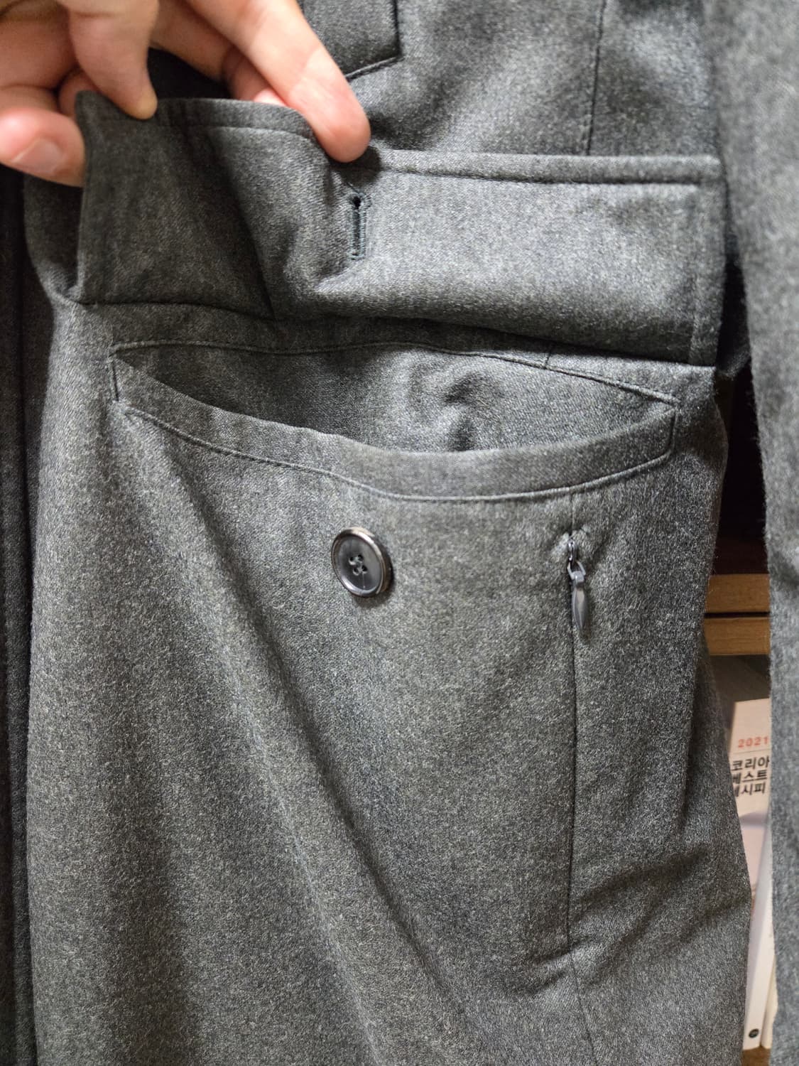 마에스트로 알베로 까노니코 울 다운 코트 100 (후드탈착가능) 상품이미지6