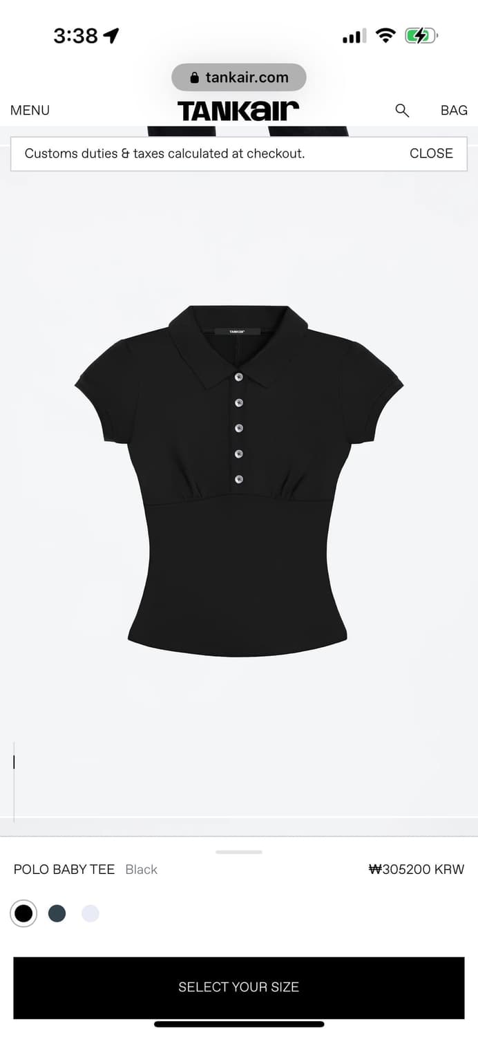 Tankair polo baby Tee 상품이미지1