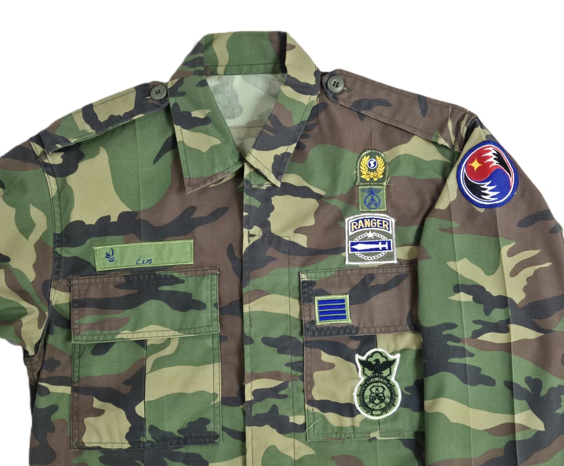 공군 구형 19전투비행단 병장 중기형 동계 전투복 상의 자켓 (L) 상품이미지5