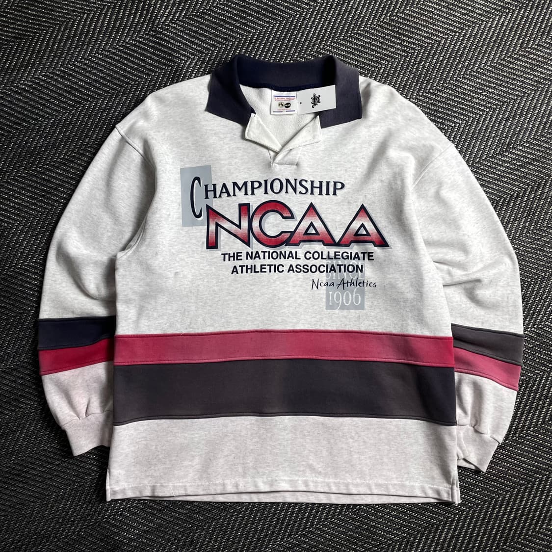 NCAA USA 빈티지 페이딩 컬리지 럭비 티셔츠o 2665 상품이미지1