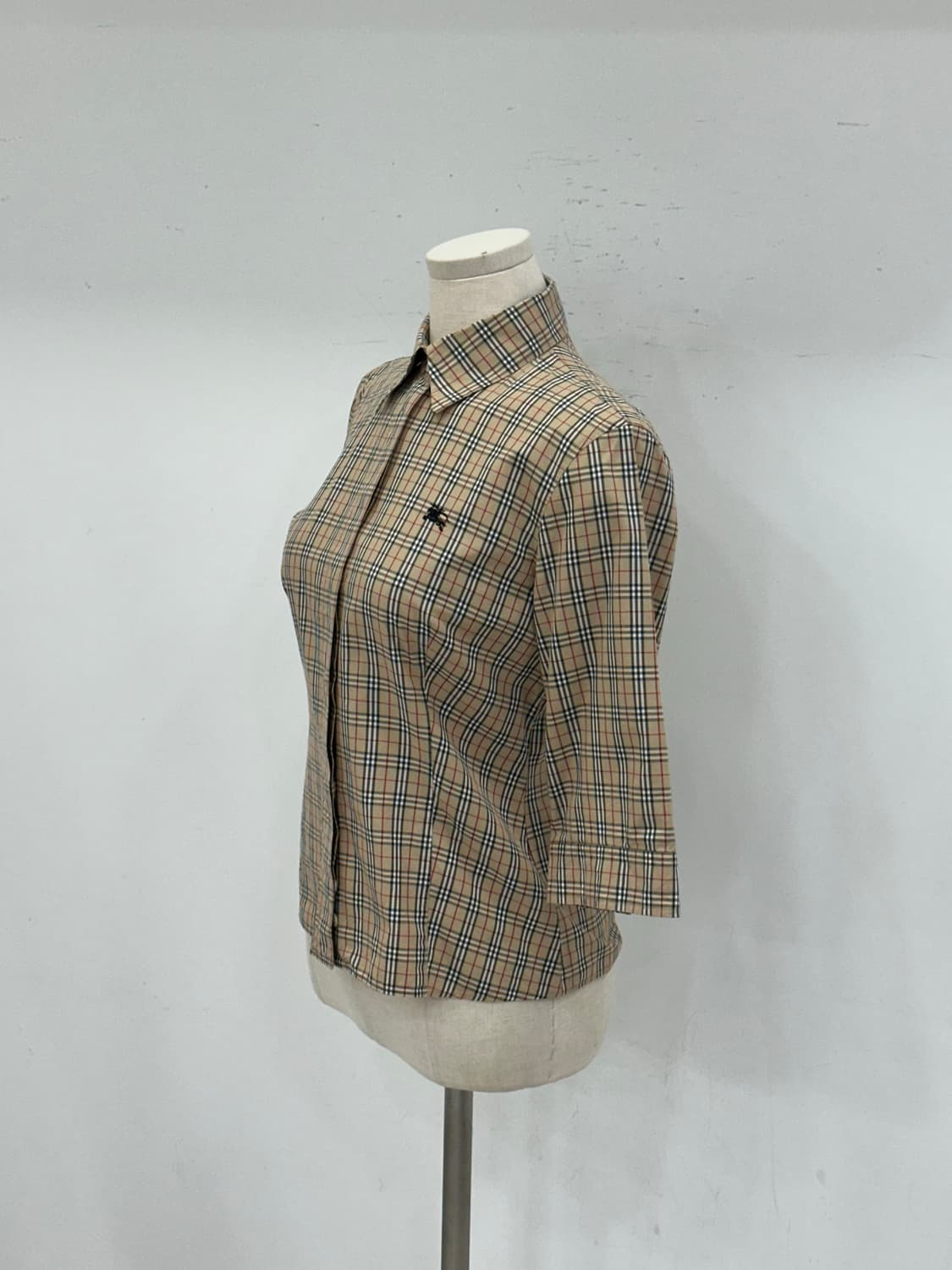 버버리 체크 여성 남방 상품이미지5