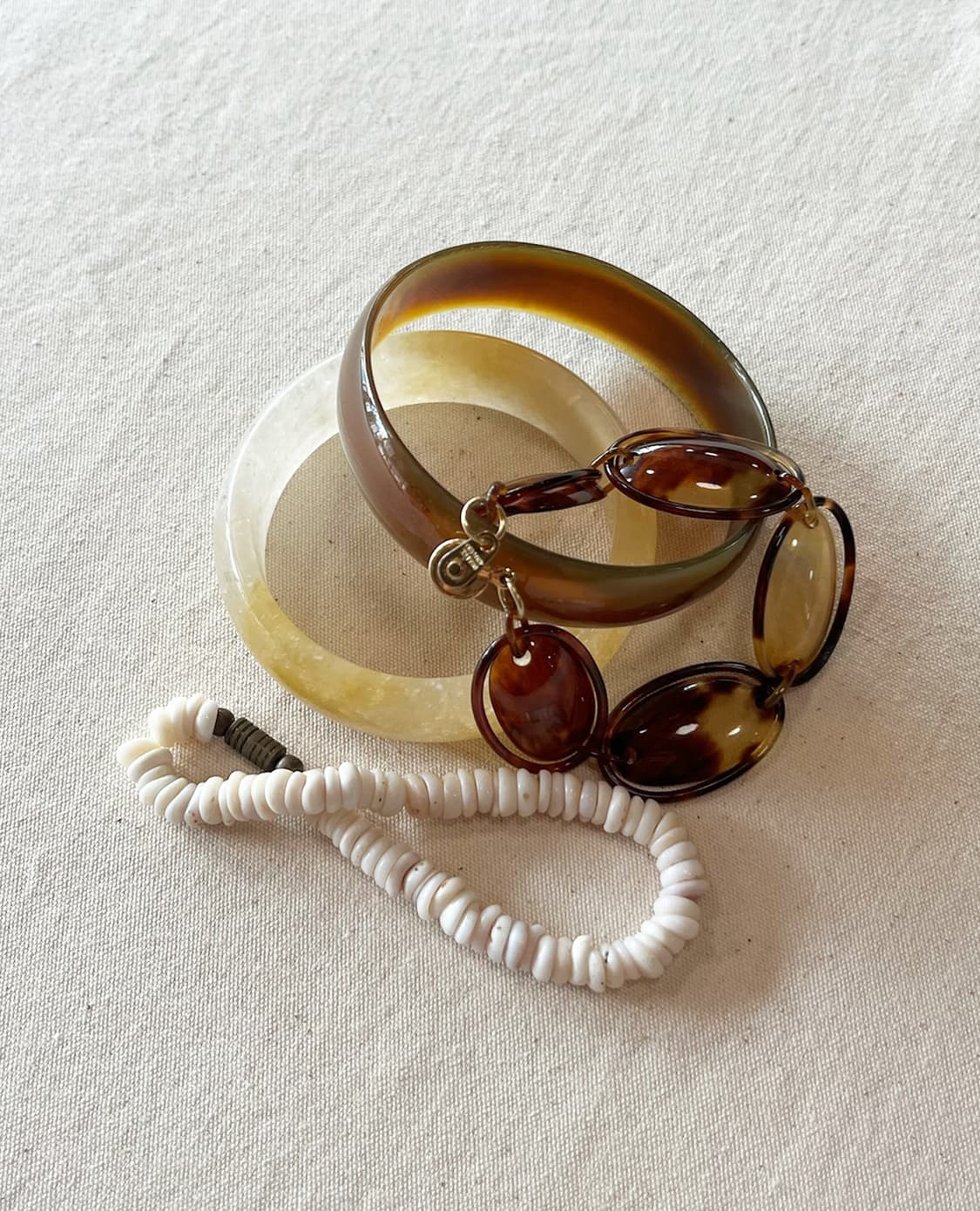 VINTAGE tortoise oval bracelet 상품이미지8