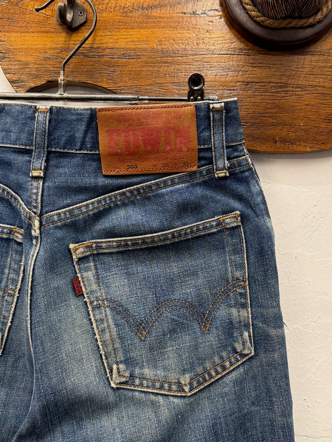 Japan Edwin 503 Heel Bite Straight Denim 상품이미지3