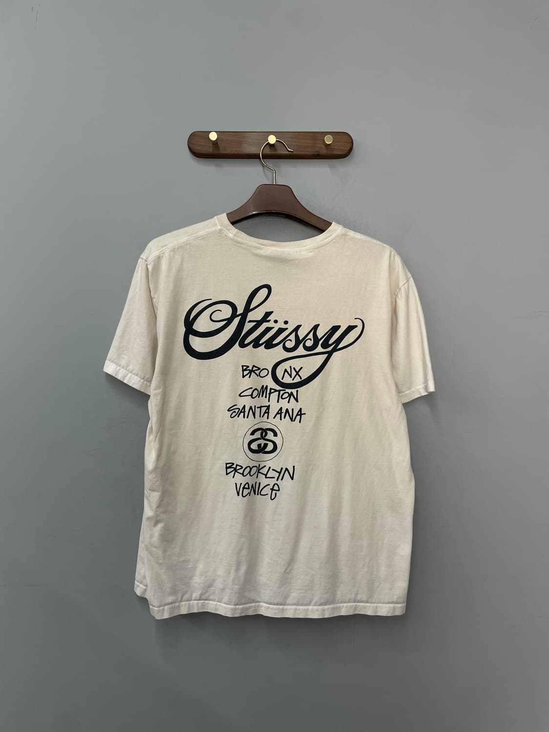 스투시 월드투어 로고 반팔 H2390 상품이미지4