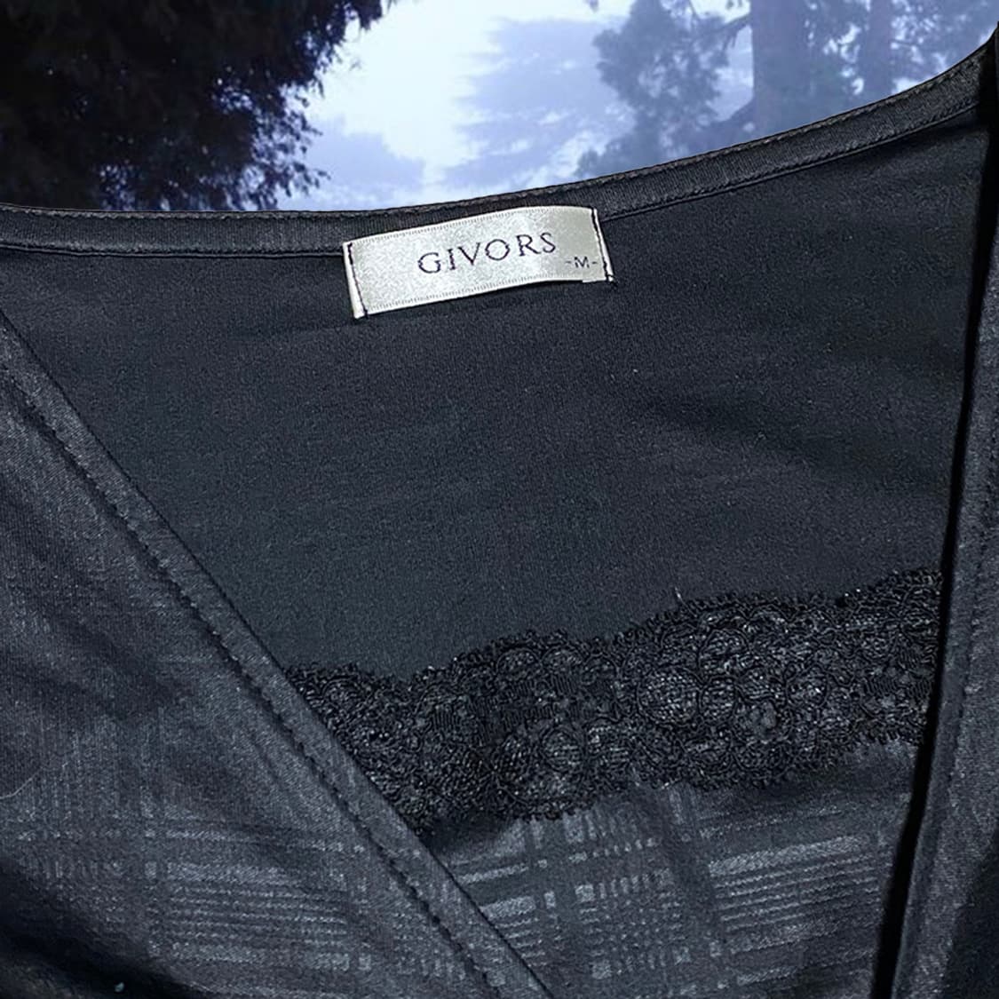 레이어드 블랙 긴팔 티셔츠 상품이미지2