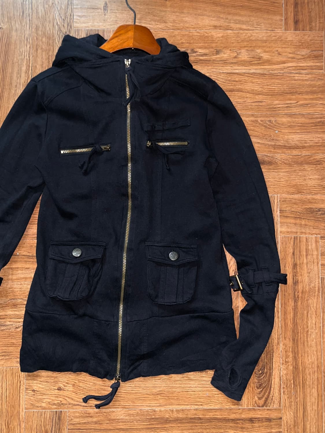 빈티지 투웨이 포켓 디테일 집업 상품이미지5