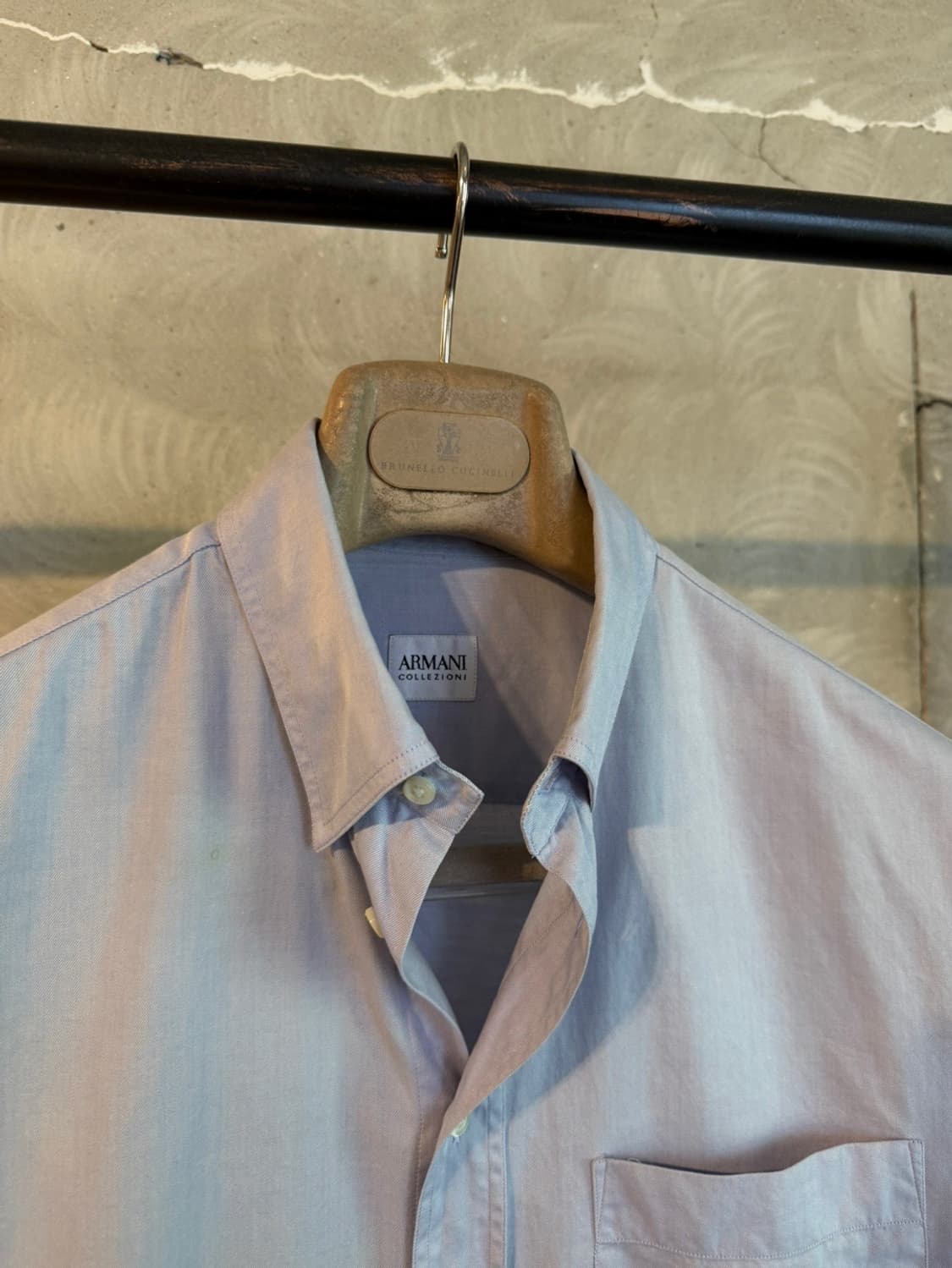 아르마니 꼴레지오니 버튼다운 셔츠 100 상품이미지3