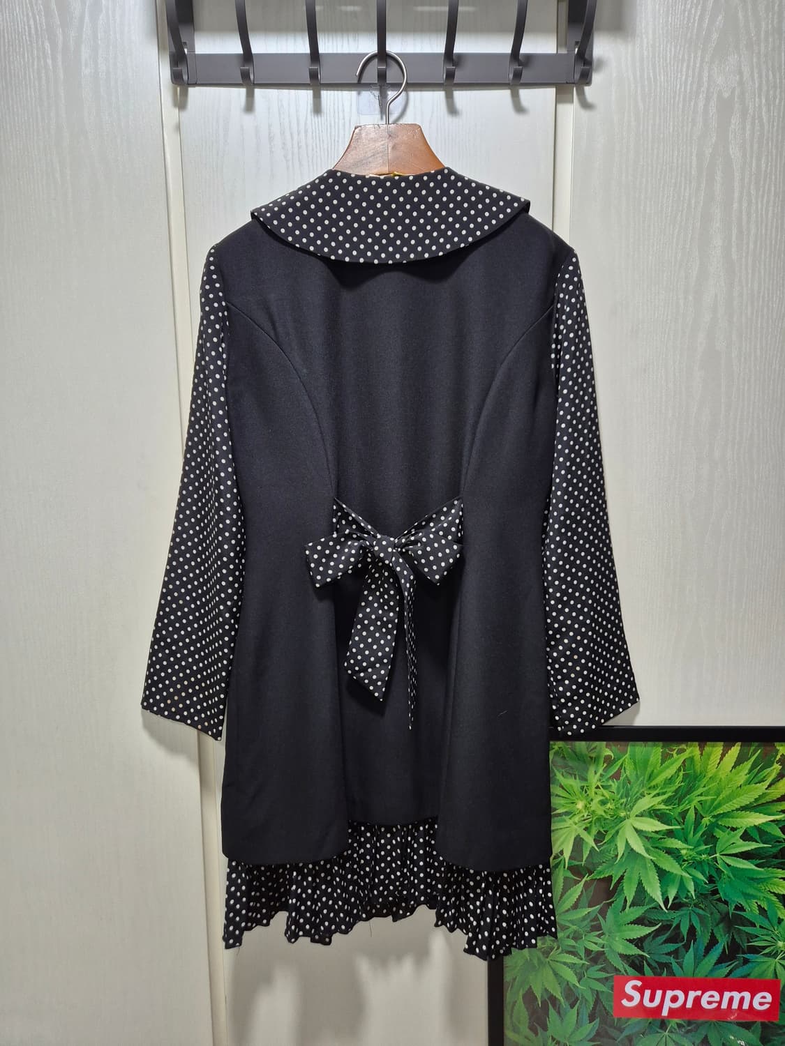 (타임세일)JPN 아나키걸 도트 블랙 원피스 상품이미지10
