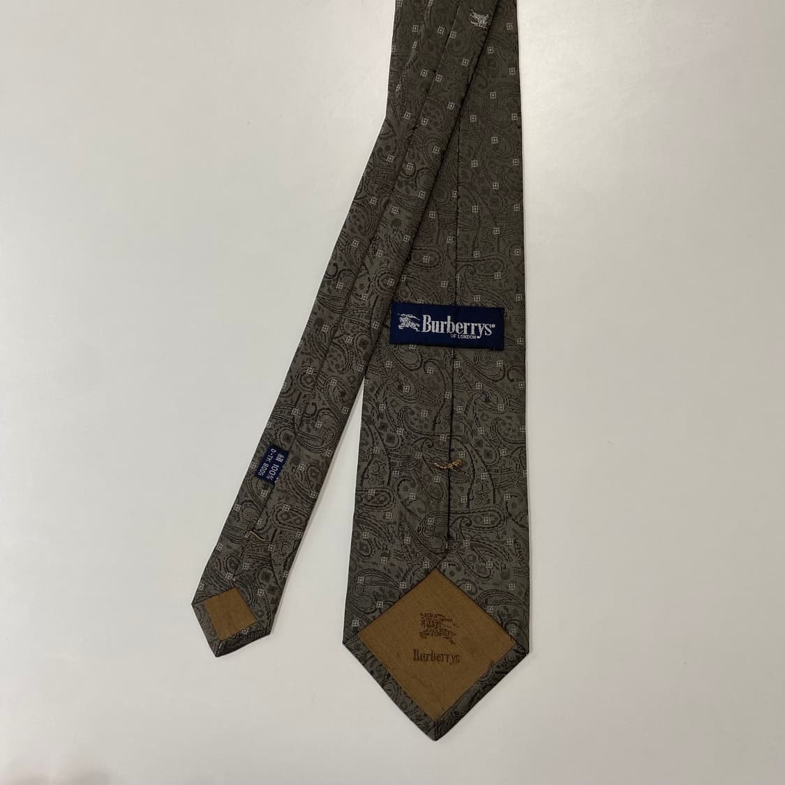 버버리 페이즐리 심플로고 명품 정품 넥타이 (Burberry) 상품이미지3