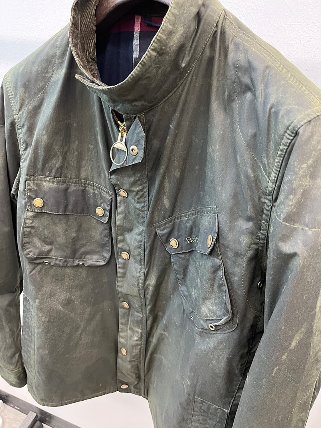 100-105) 바버 왁스자켓  상품이미지4