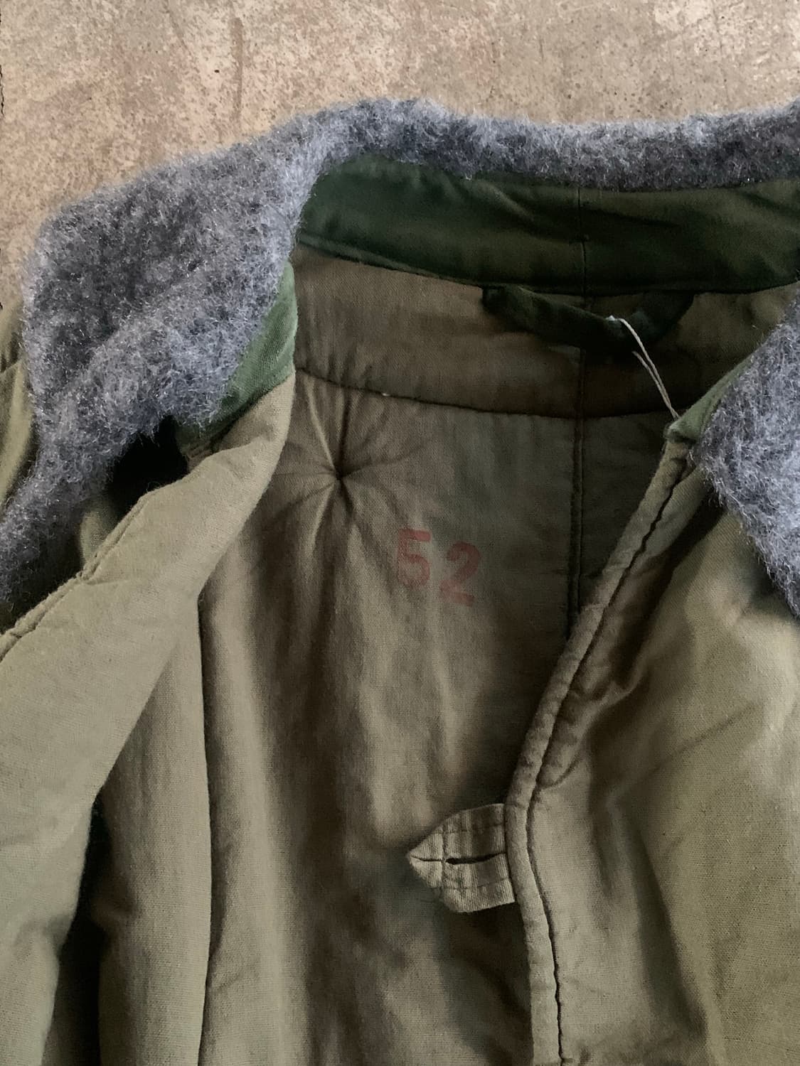 80s 헝가리군 필드 자켓 라이너 상품이미지5