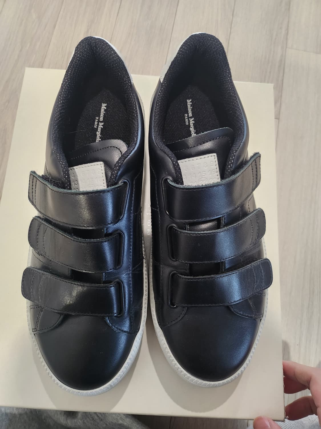 메종마르지엘라 벨크로 가죽스니커즈 41 굽5cm 상품이미지2