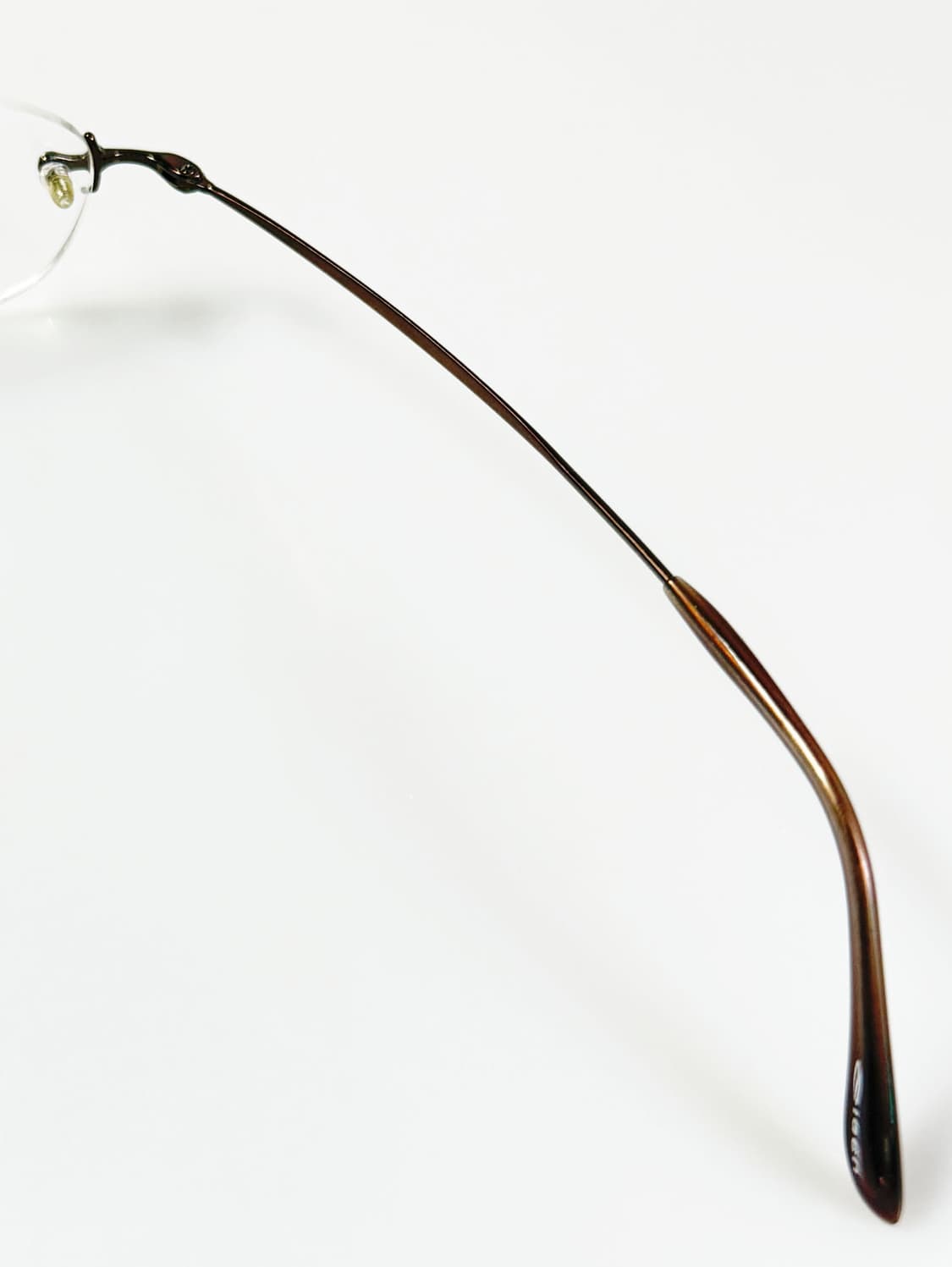 IGEN 무테 오벌 다크브라운 메탈 프레임 빈티지 안경 상품이미지6