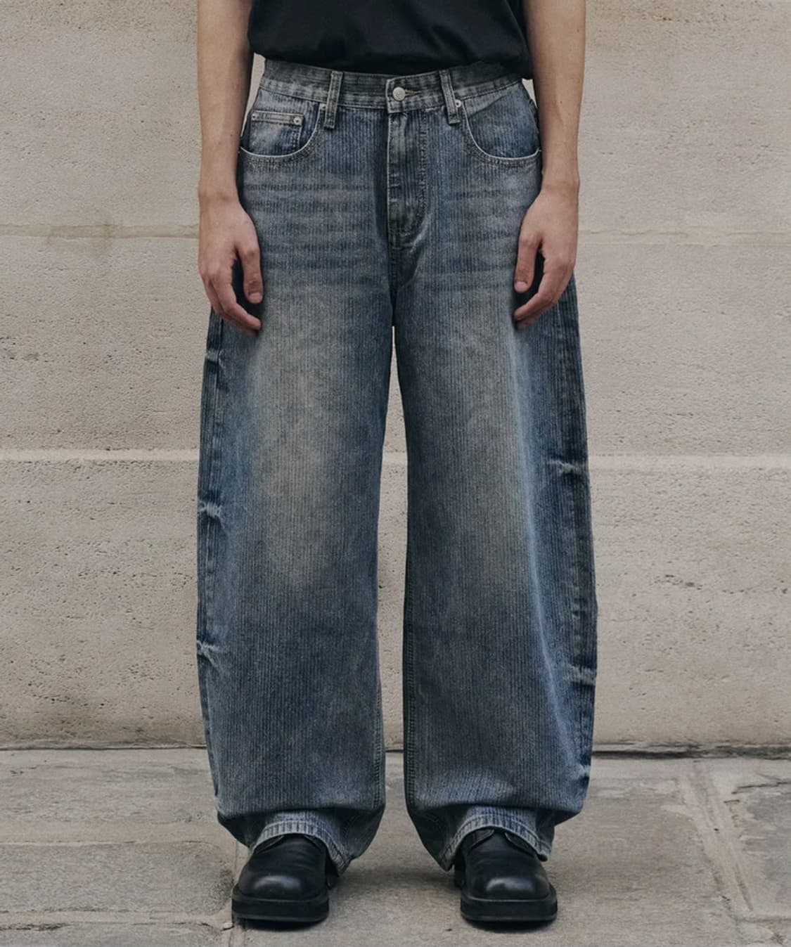 어널러코드 헤링본 도밍고 데님팬츠 상품이미지1