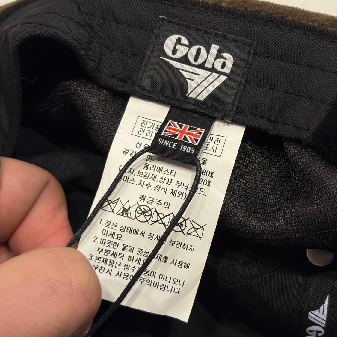 골라 gola 클래식 볼캡 브라운 빈티지 모자 상품이미지4