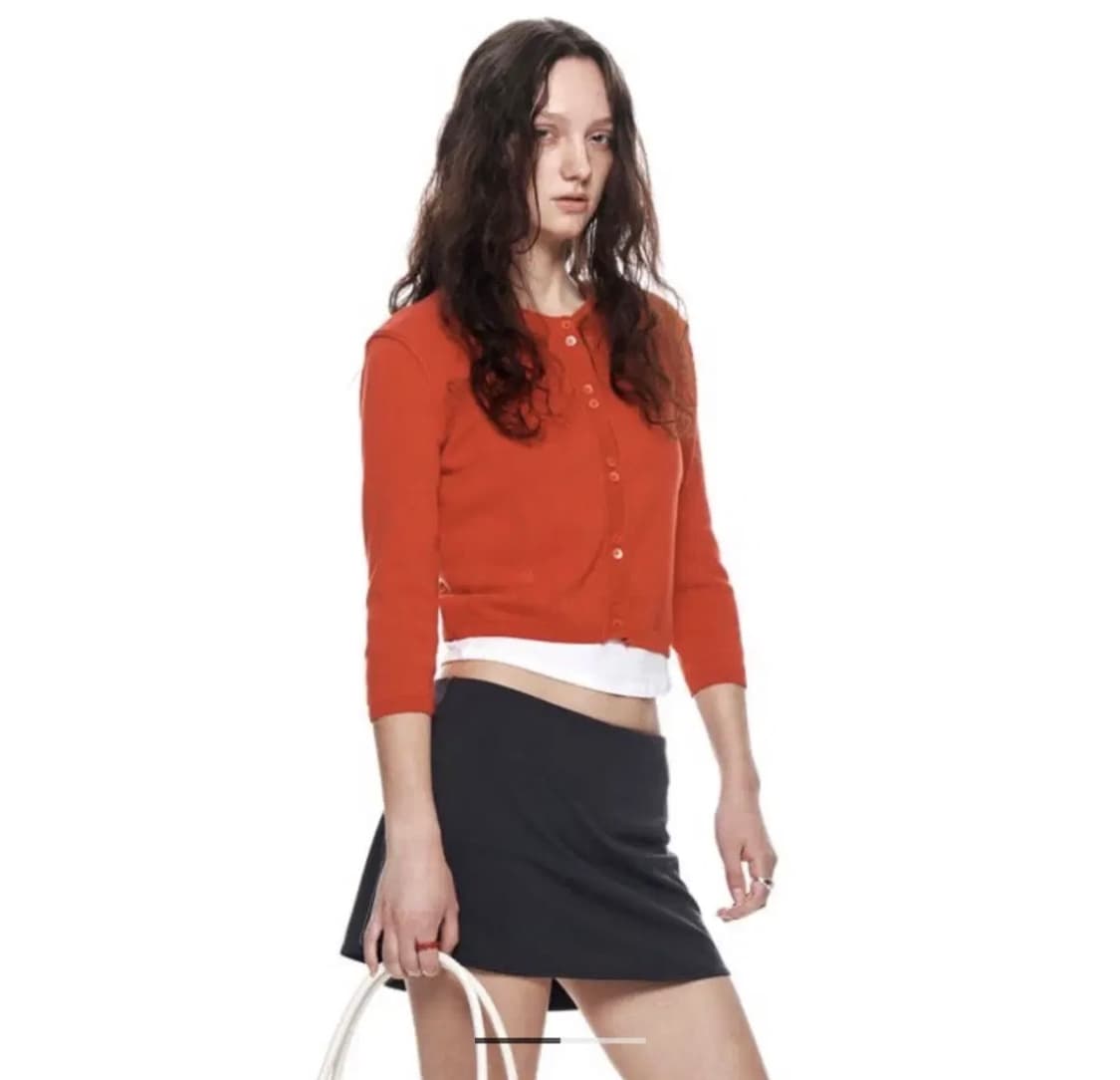 마뗑킴 matin kim 레드 가디건 상품이미지1