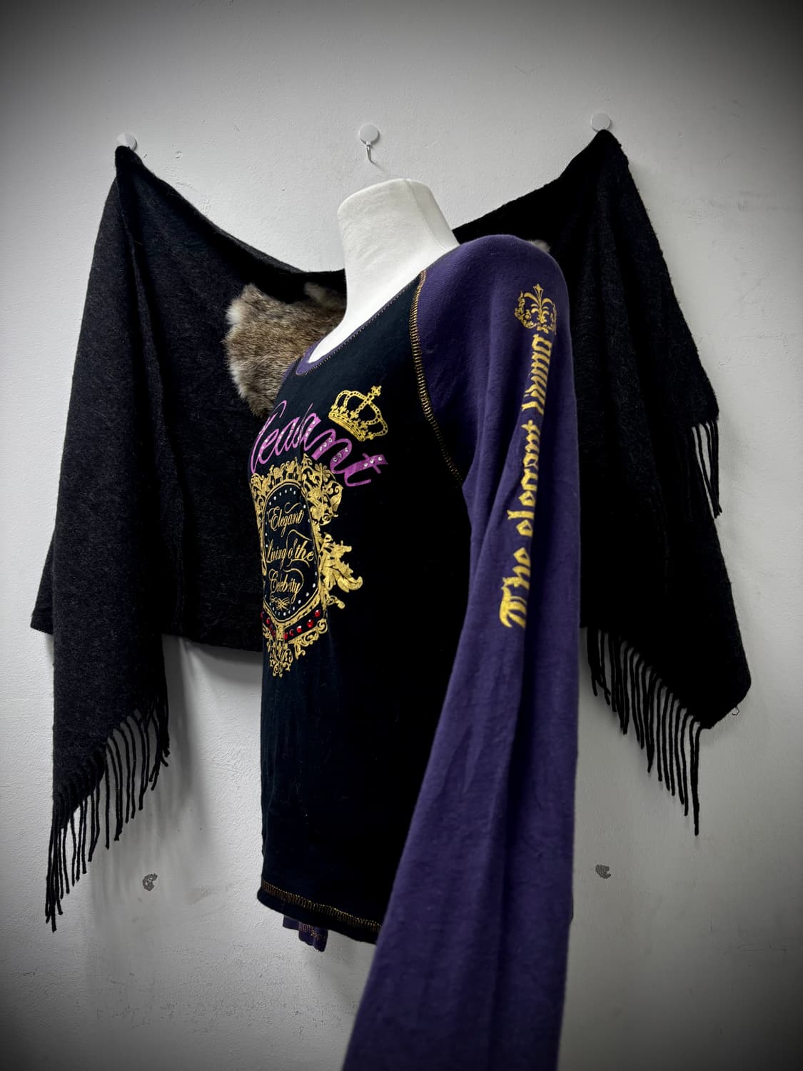 “Slap Stick”00’s Gothic Print Sleeve 상품이미지8