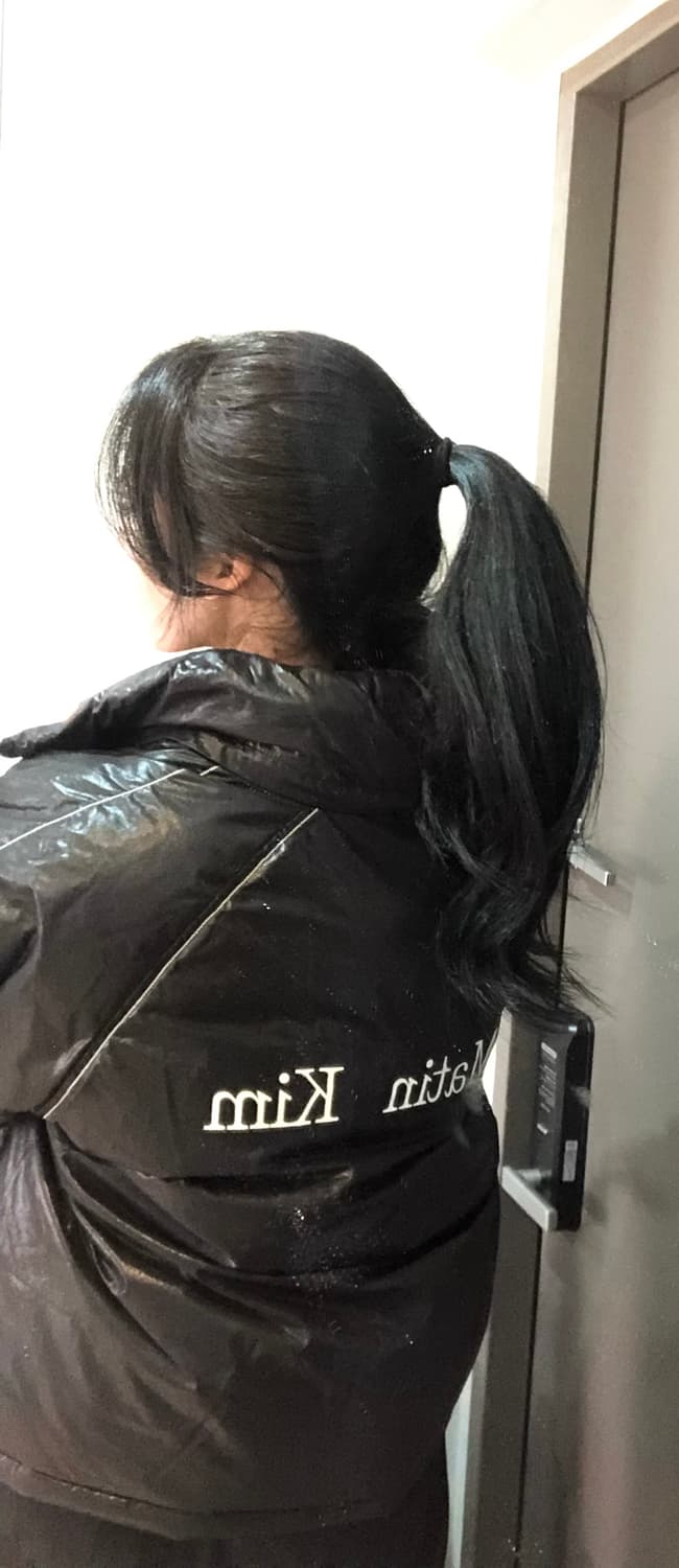 마뗑킴 LOGO DOWN COATING JUMPER 패딩 상품이미지2