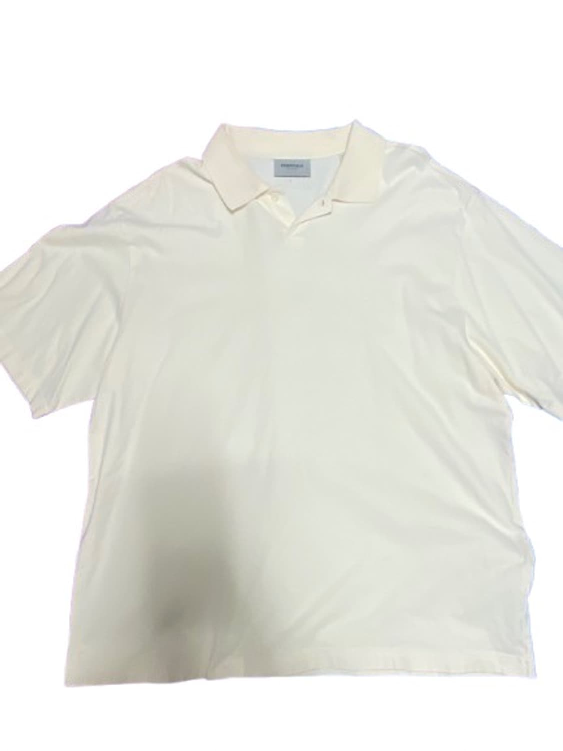 에센셜 숏슬리브 폴로크림 -21ss (L사이즈) 상품이미지3