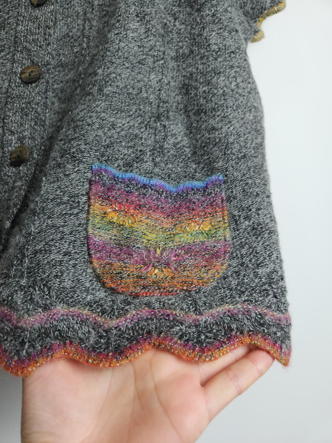 지그재그 가디건 상품이미지6