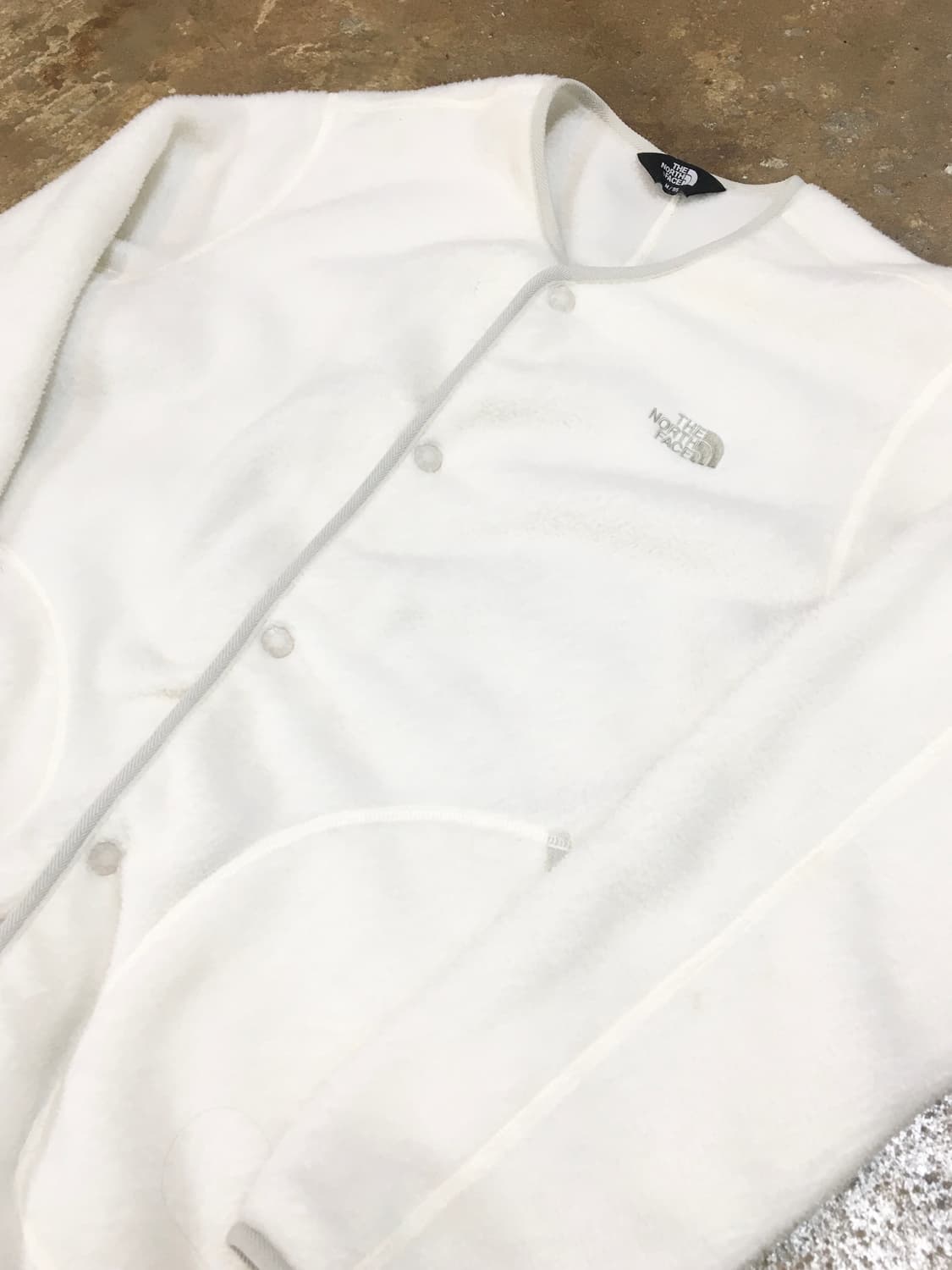 노스페이스 후리스 가디건 화이트 M 상품이미지6