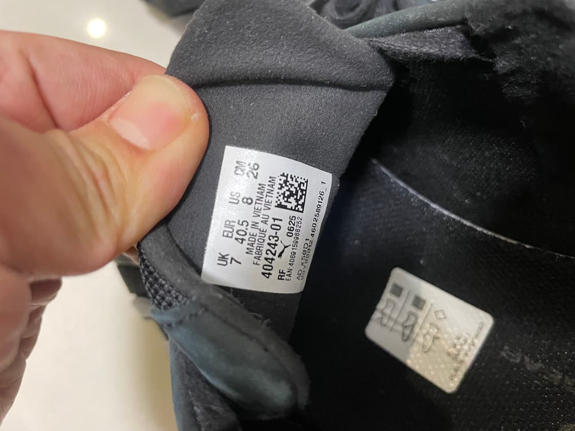 푸마 산산기어 탈론블랙 260(급처) 상품이미지4