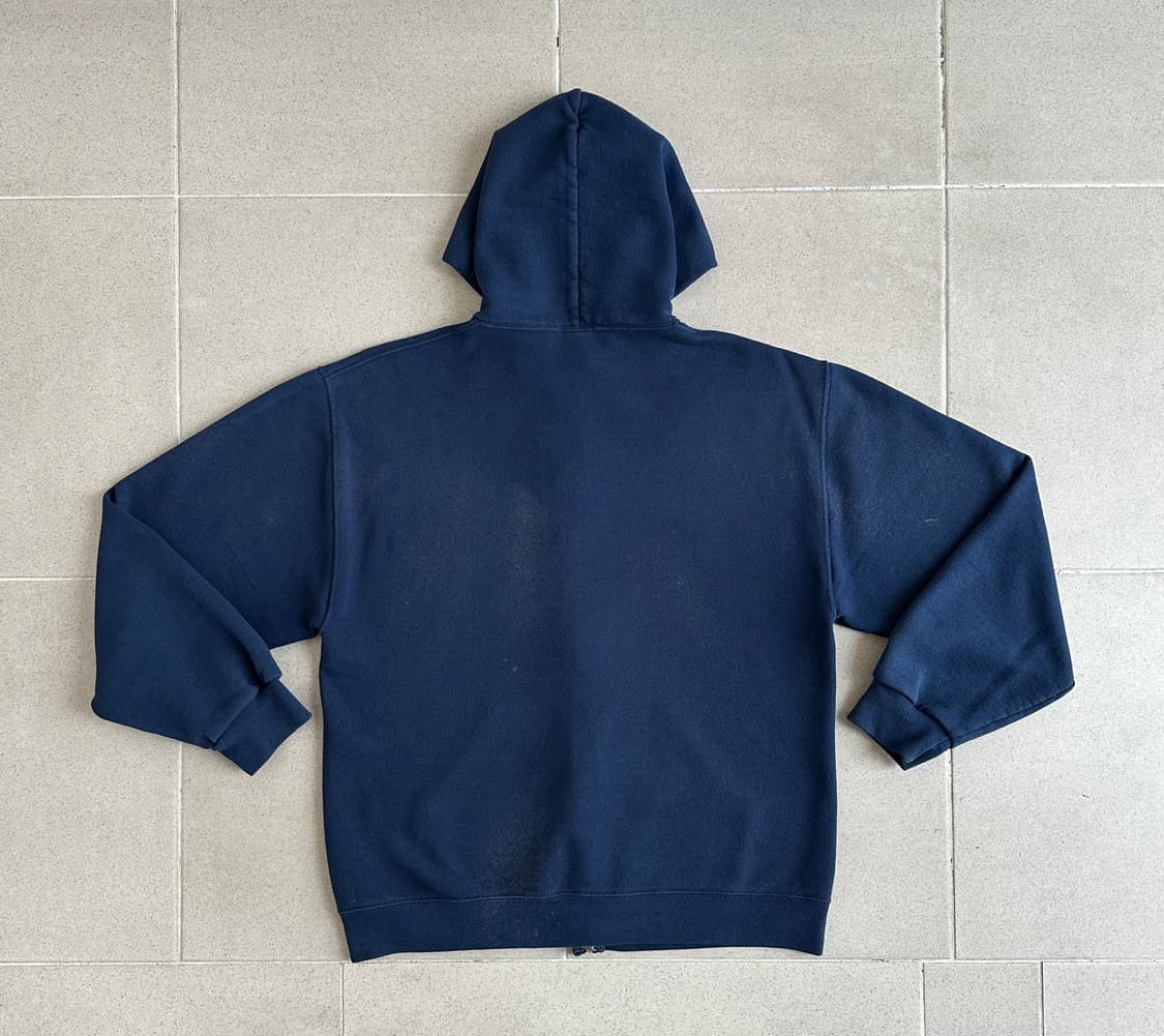 빈티지 러셀 후드집업 네이비 M 상품이미지2