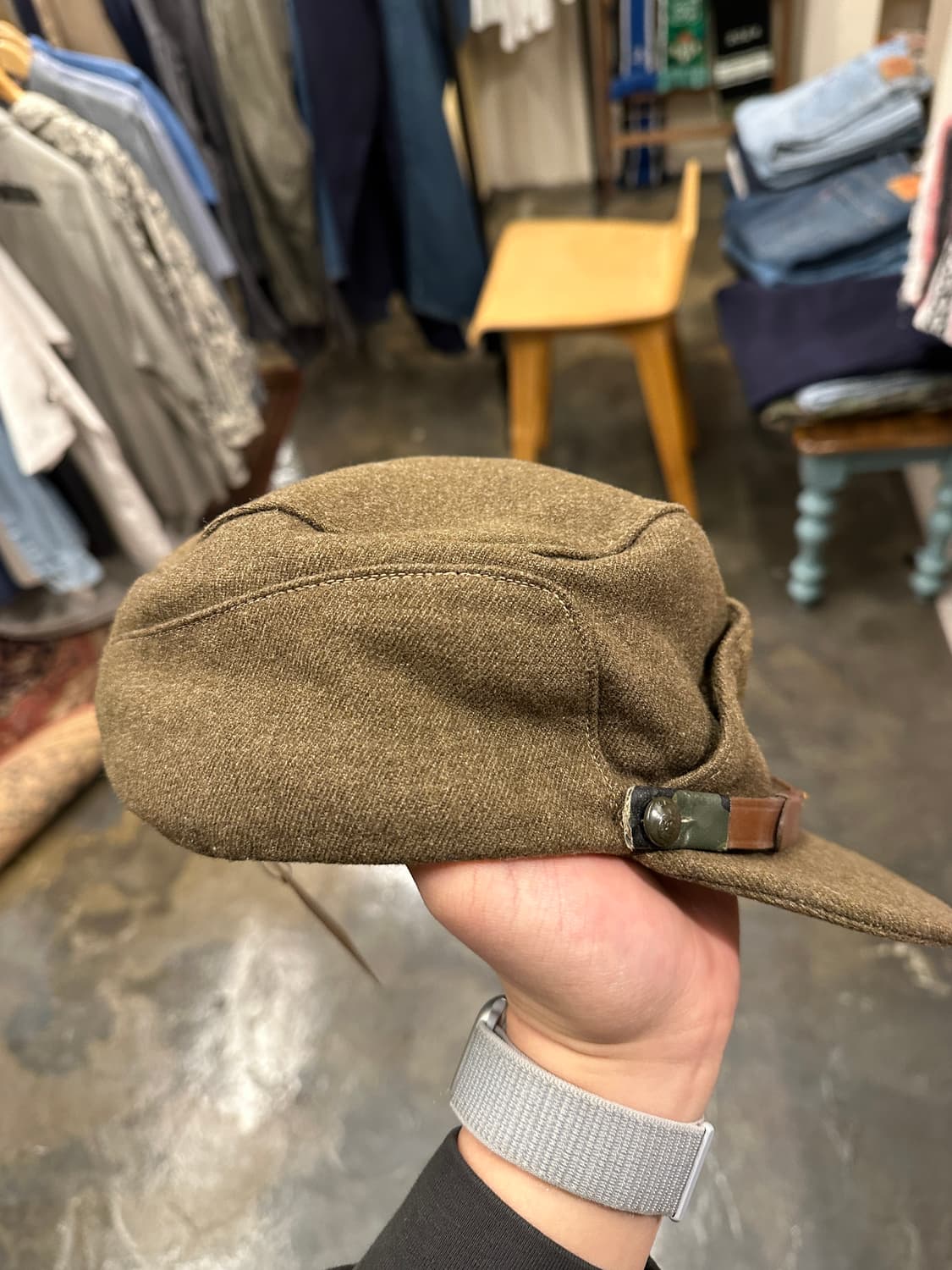 50s CANADA MILITARY 밀리터리 버팔로 캡 상품이미지4