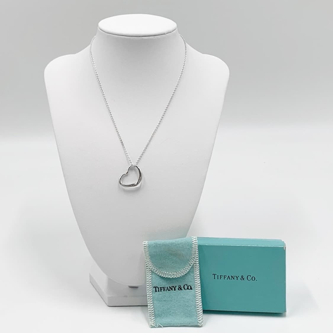 티파니 엘사 퍼레티 오픈 하트 22mm 목걸이 풀구성 NO.90 상품이미지9
