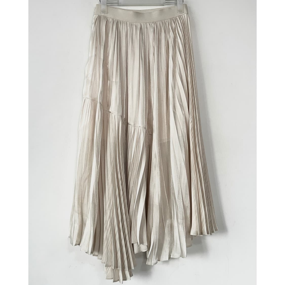 오브제 플리츠 언발 스커트 상품이미지2