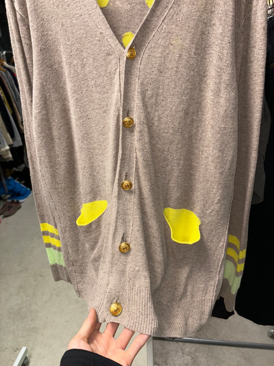 Frapbois 도트 가디건 상품이미지3