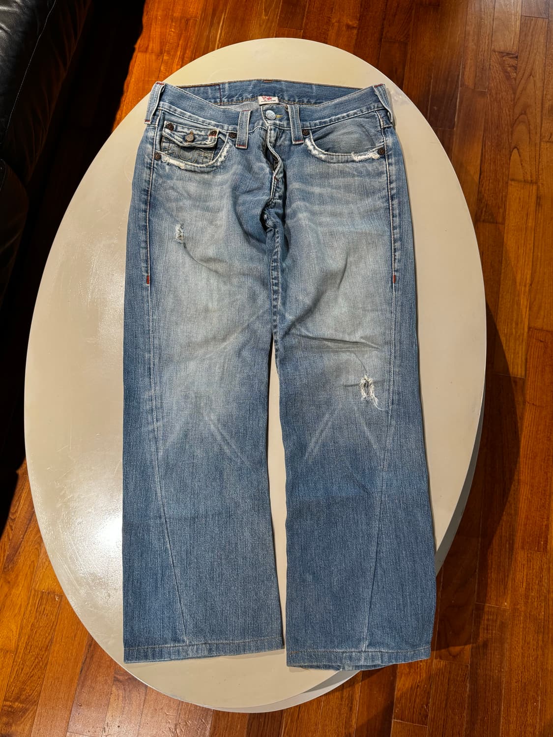 트루릴리젼 조이 투어 데미지 워싱 청바지 32 상품이미지1