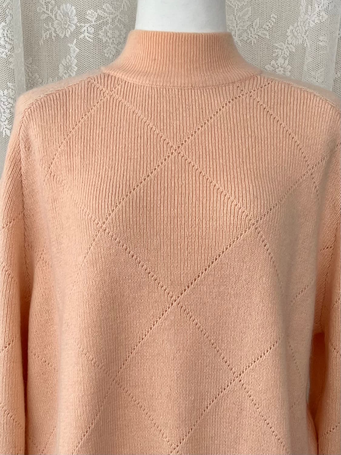 55) 리스트 앙고라 혼방 니트 애프리콧 상품이미지3