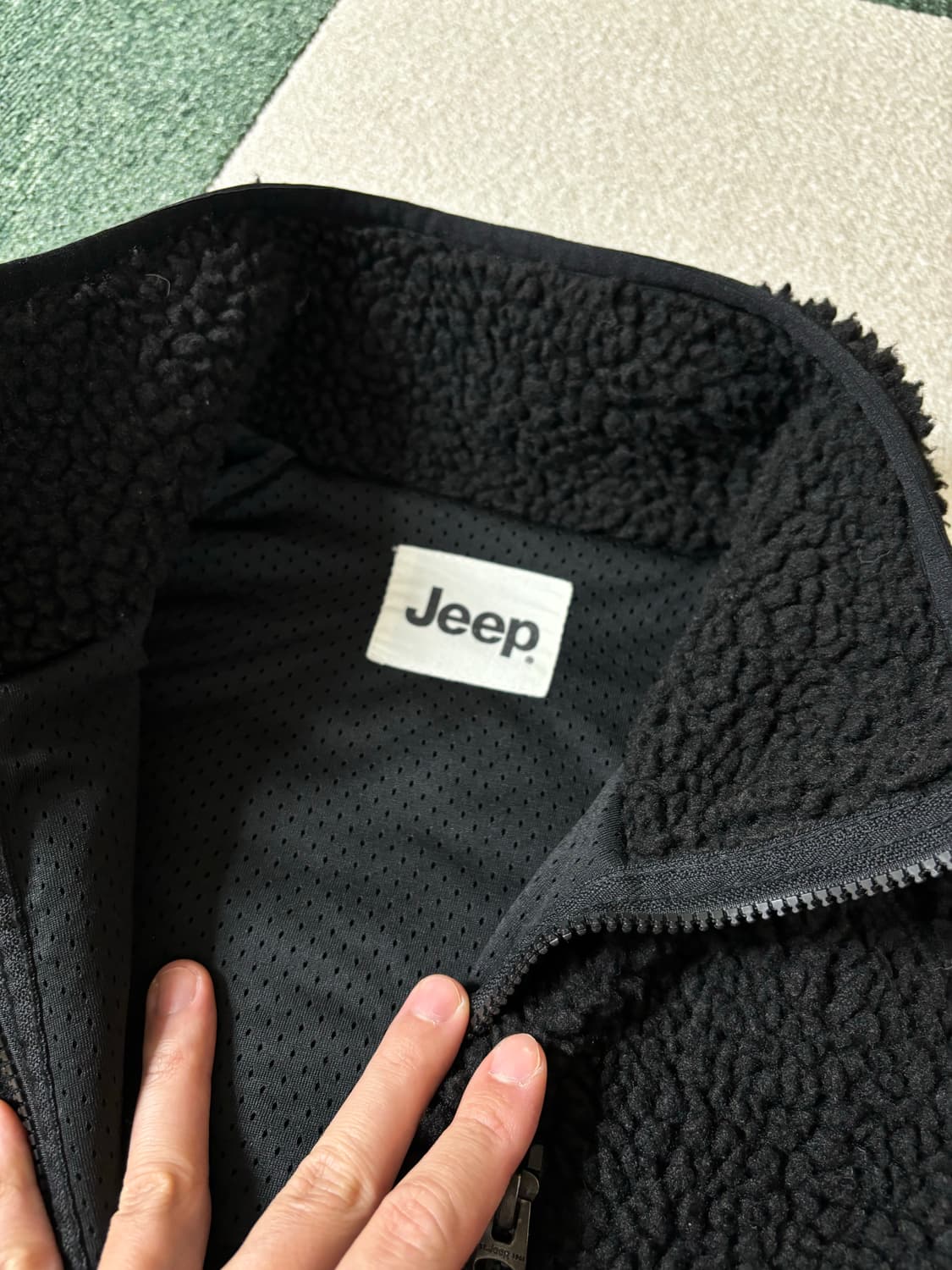 지프 오버핏 뽀글이 플리스 100 상품이미지4