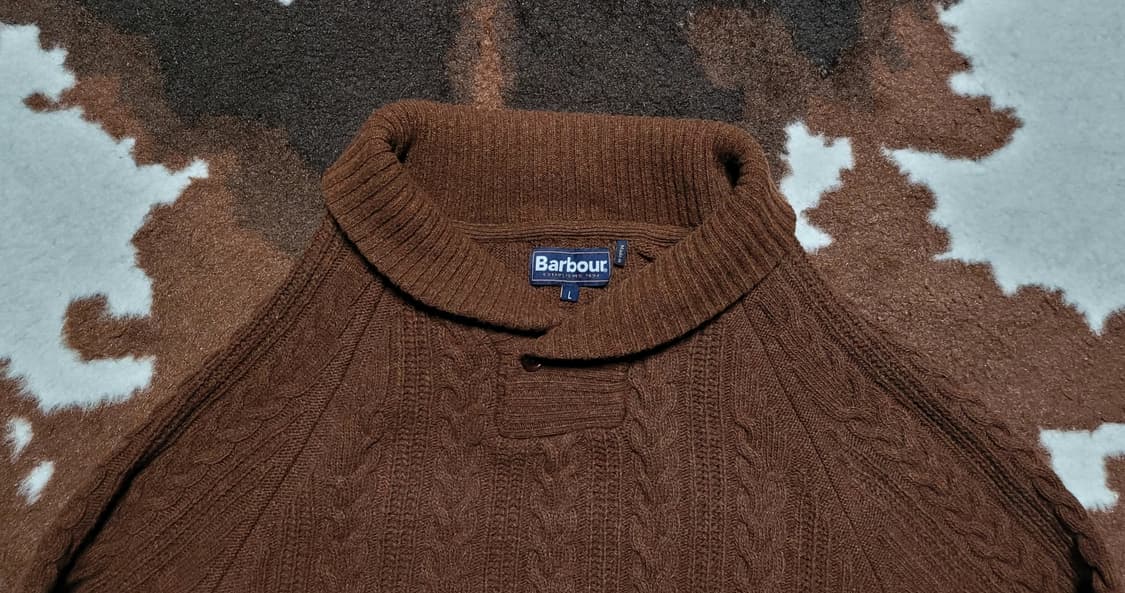 Barbour  바버 100% 울 남성용 니트(L) 상품이미지2