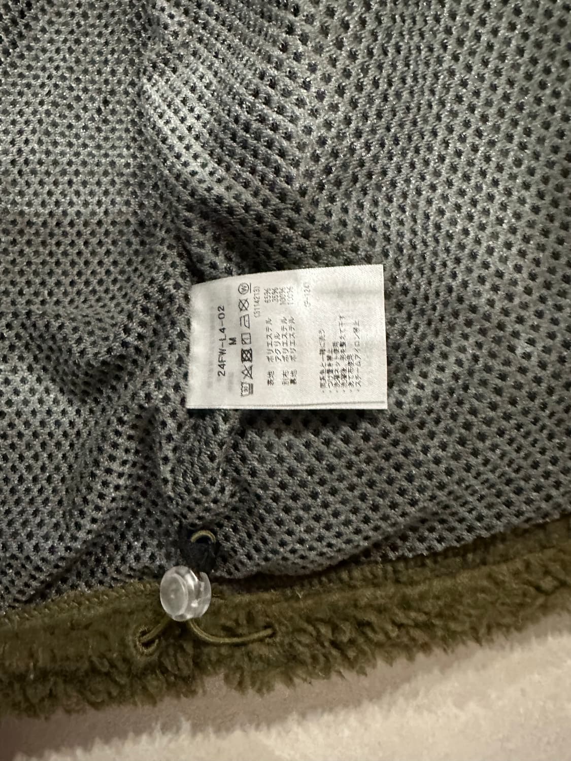 [M] 마모트캐피탈 24FW 보아 플리스 자켓 올리브 상품이미지7