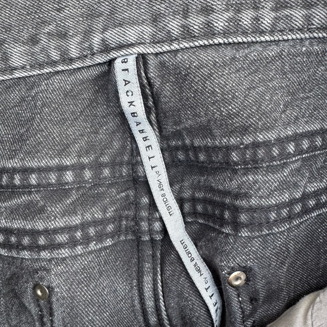 블랙바렛 By 닐바렛 데미지 부츠컷 데님 팬츠 상품이미지7