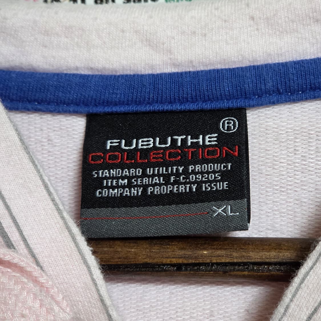 후부 핑크 그레이 프린팅 올드스쿨 오버핏 후드 집업 상품이미지9