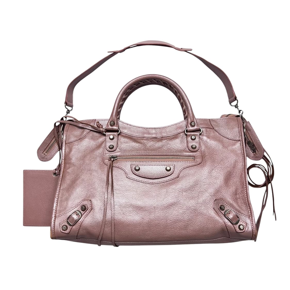 발렌시아가 모터백 시티백 펄 핑크. 르시티 상품이미지1